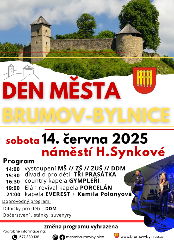 den města