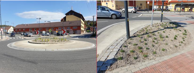 VÝSADBA OKRUŽNÍ KŘIŽOVATKA