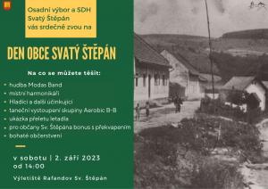 Den obce Svatý Štěpán