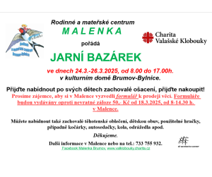 jarní bazárek