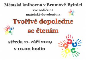Tvořivé dopoledne se čtením
